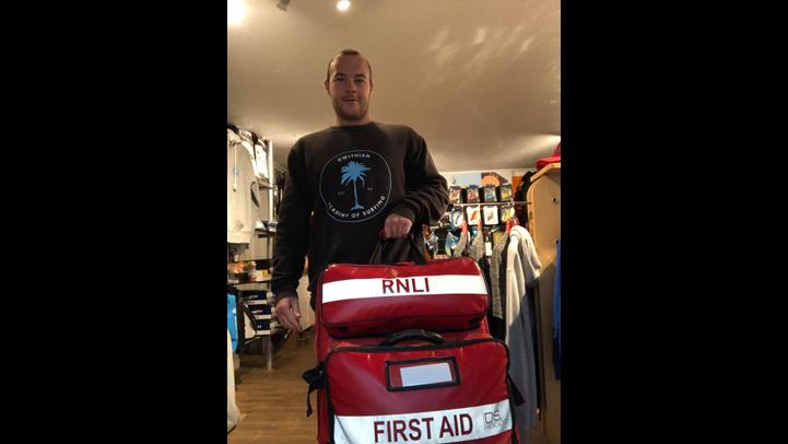 Community lifesaving volunteer at Gwithian, Ian