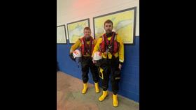 New volunteers for Kilrush RNLI James Harding and John Vaughan