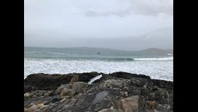 Leverburgh RNLI in the distance, photo taken from the shore. 