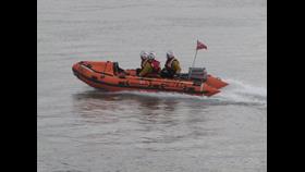 Sunderland RNLI D Class Inshore Lifeboat at sea