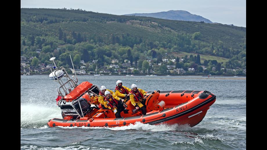 Helensburgh Atlantic 85 lifeboat - stock image