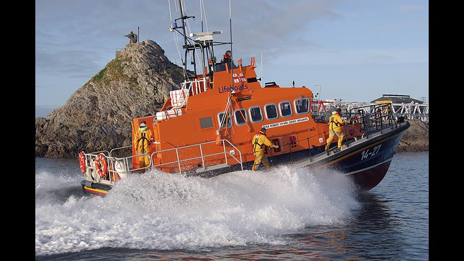 Fenit All Weather lifeboat on exercise