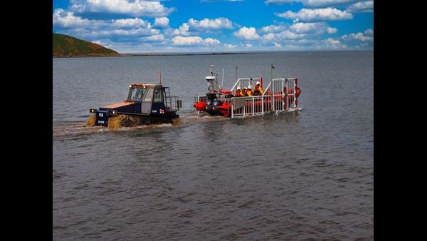 Relief A85 B913 launching at Filey