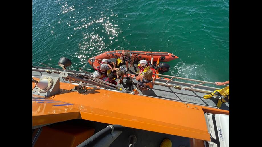 Shout 1 - Transfer to Alderney Lifeboat