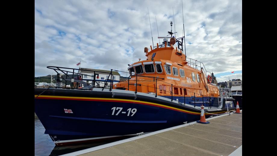 RNLI's largest lifeboat, the Severn class in Campbeltown 