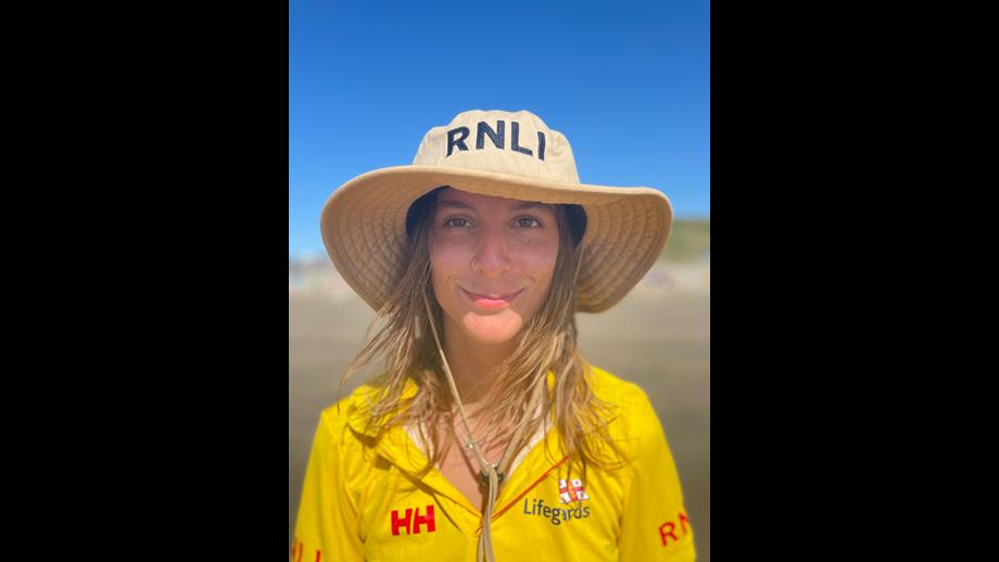 RNLI lifeguard Margot Lawrence