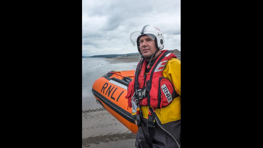 Pete Davies, Borth RNLI lifeboat Helm
