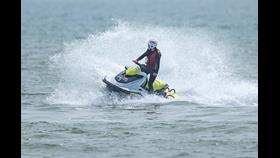 RNLI Lifeguard on rescue watercraft (RWC) or jet ski