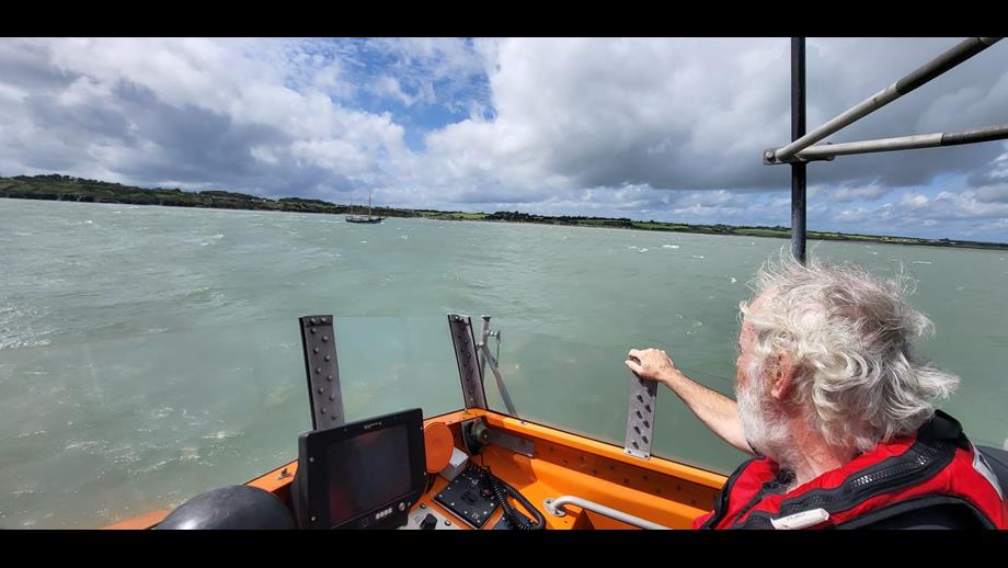 VIEW OF CASUALTY VESSEL FROM LIFEBOAT