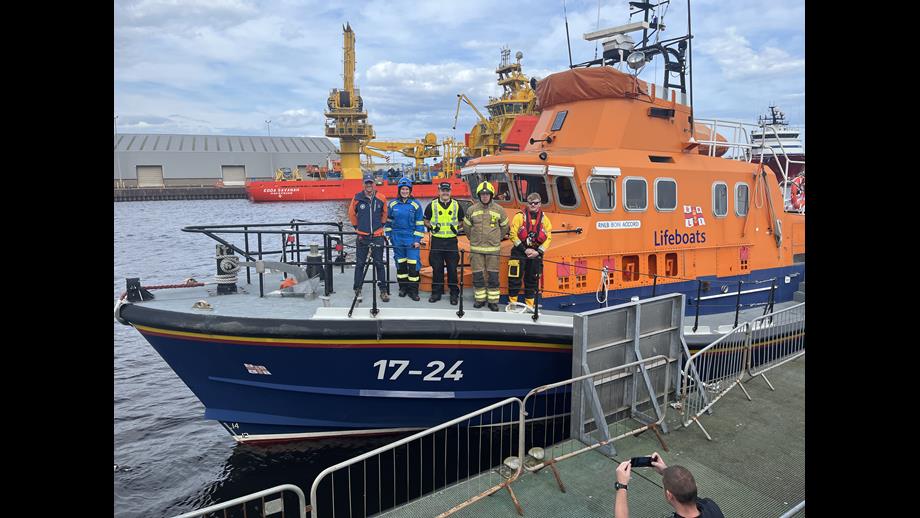 Emergency services take part in RNLI Aberdeen open day