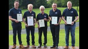 Charlie Glynn, Tom Blunnie, Fintan Keating, Ian Lynch and Ger Keane