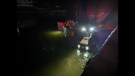 Night time launch of Aberystwyth Atlantic 85 Class lifeboat