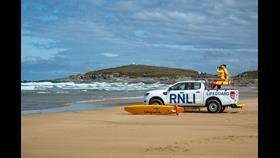 RNLI Lifeguards on patrol
