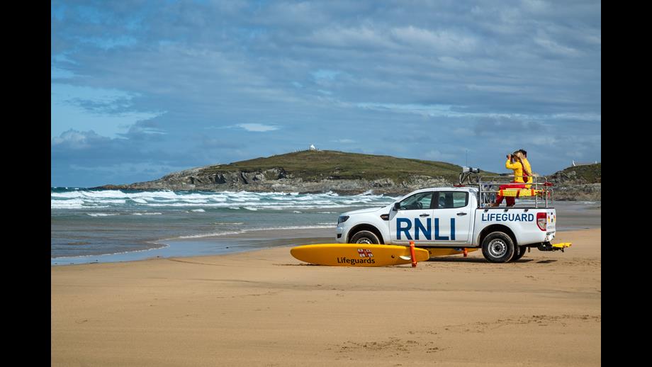 RNLI Lifeguards on patrol