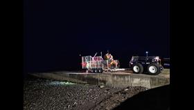 Launch of the lifeboat
