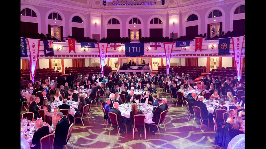 Sponsors and guests at the Awards for Excellence in Royal Hall, Villa Marina