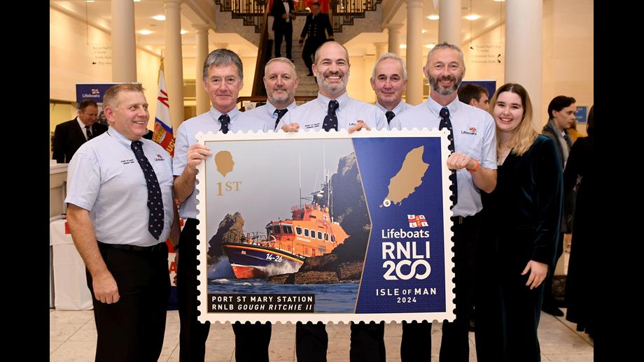 Port St Mary crew (L -R): Mark Whiteley, Andy Green, Rob Marshall, Gareth Watt, Brian Kelly, Morgan Guy, Ruth Quillin-Creamer