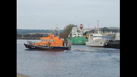 Arklow Lifeboat returning to station