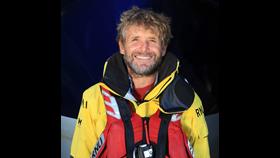 RNLI Sennen Cove Volunteer Kirstan Gorvin. Kirstan is a deputy coxswain and ILB helm. He was helm of the ILB for this service with his son and daughter as crew.