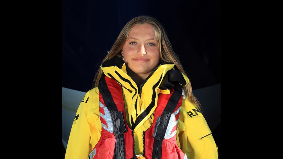 Tamsyn helped to crew the ILB with dad Kirstan and brother Tristan.