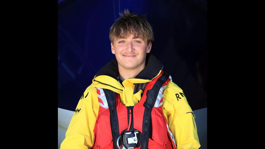 Tristan helped to crew the ILB with dad Kirstan and sister Tamsyn