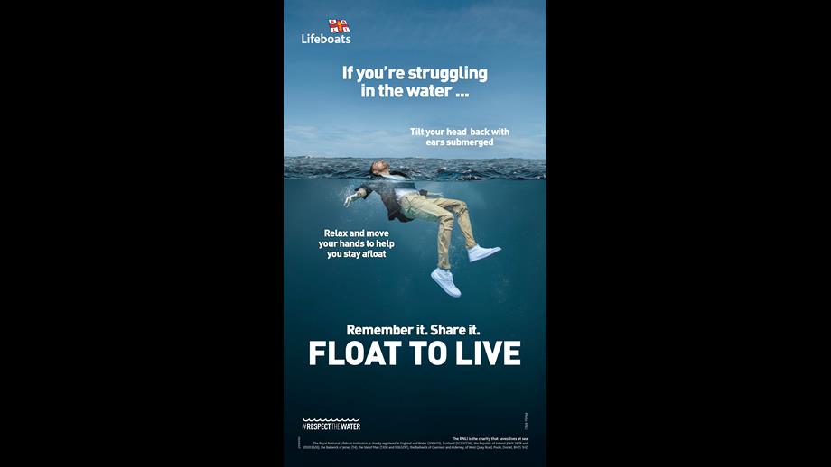 Float to Live digital screen portrait image