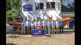 Lifeboat stations take part in RNLI 200th anniversary scroll relay