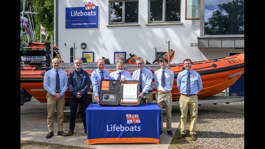 Lifeboat stations take part in RNLI 200th anniversary scroll relay