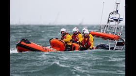 Lymington Lifeboat in action
