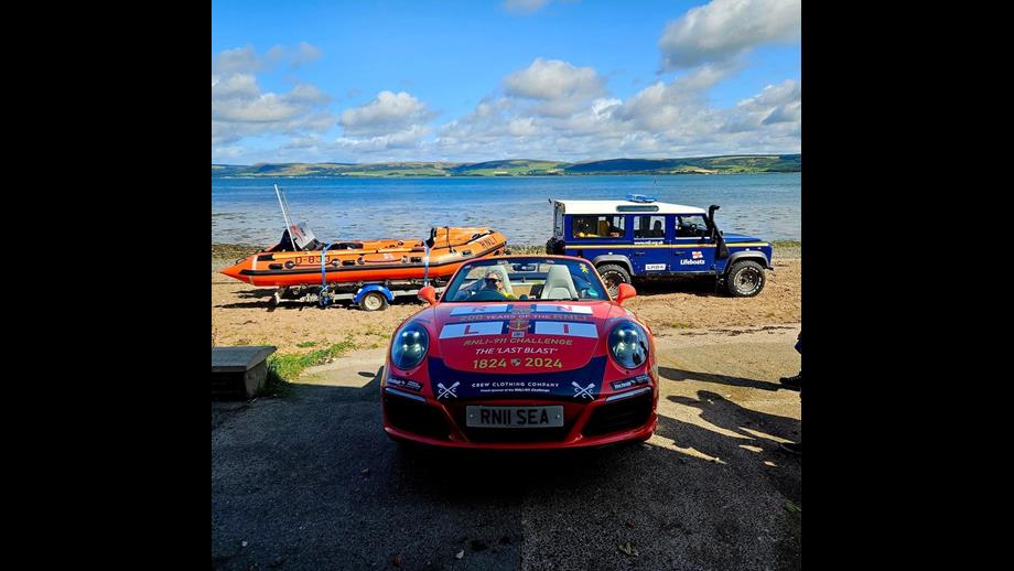 Porsche 911 at Stranraer Lifeboat Station