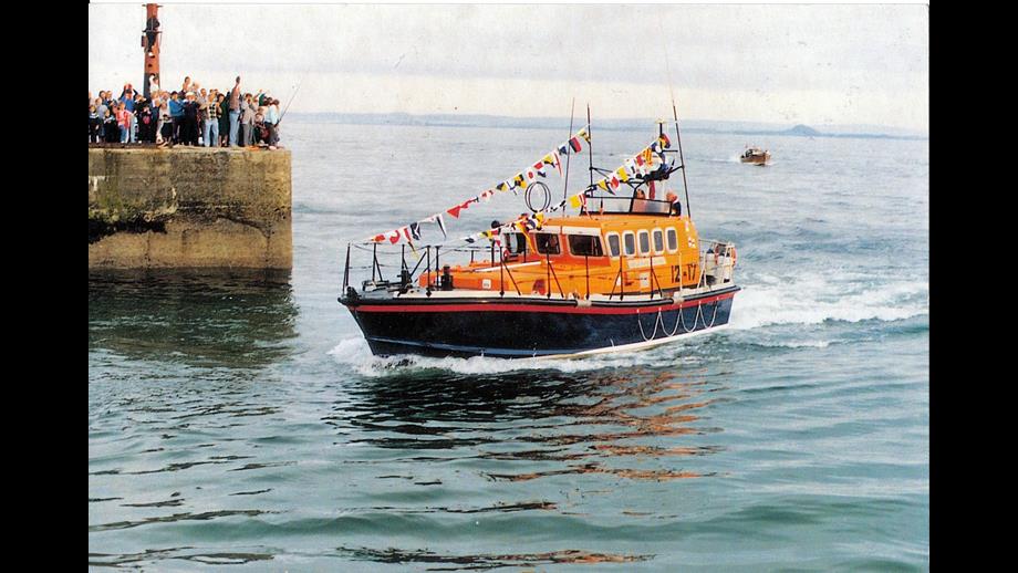 RNLB Kingdom of Fife arrived in August 1991 and has served Anstruther for 33 years.
