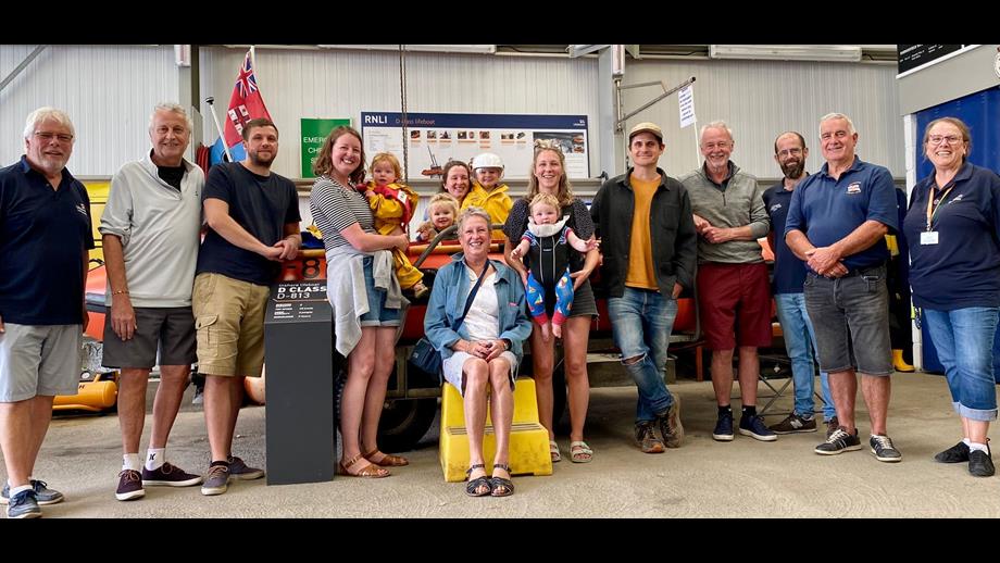 The Phoenix Family at Happisburgh Stsation Credit RNL
