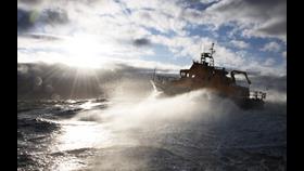 17-25 captured on rough seas whilst on exercise to the Needles Lighthouse