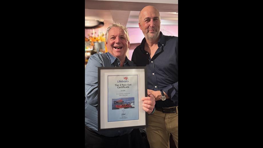 2 people with certificate