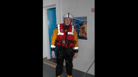 Kilrush RNLI's Charlie Glynn after he joined as a crew member