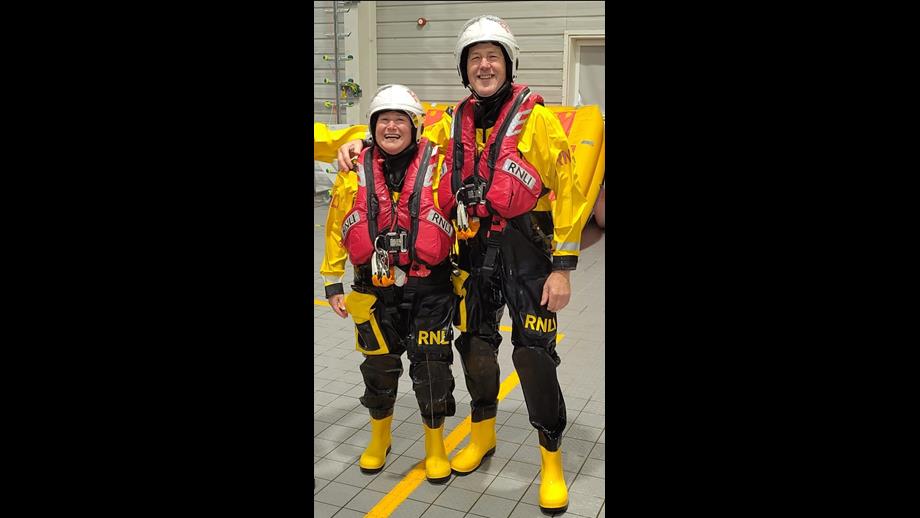 Orlagh and Francis Blake-Dillon from Achill Island RNLI