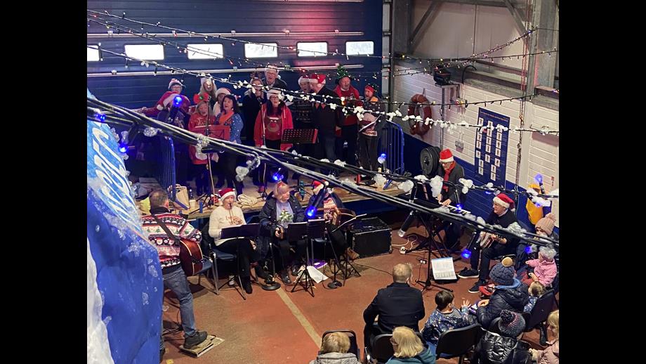 Oriel Sounds music group at Clogherhead RNLI Station