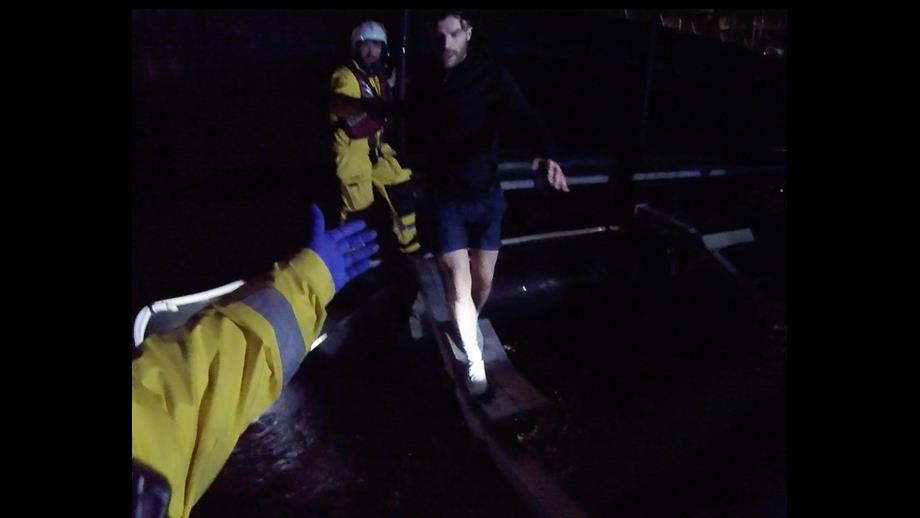 Jordan North and the RNLI