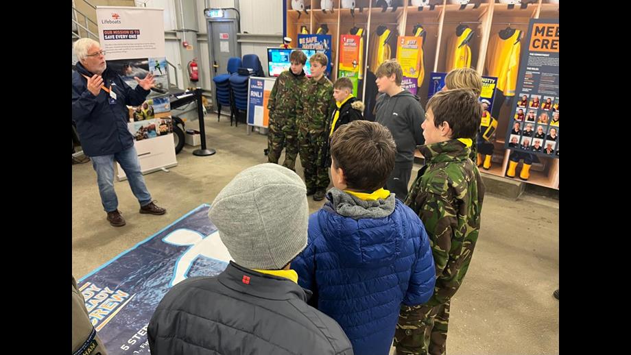 1st Aysham Scouts at Happisburgh Visitors Centre