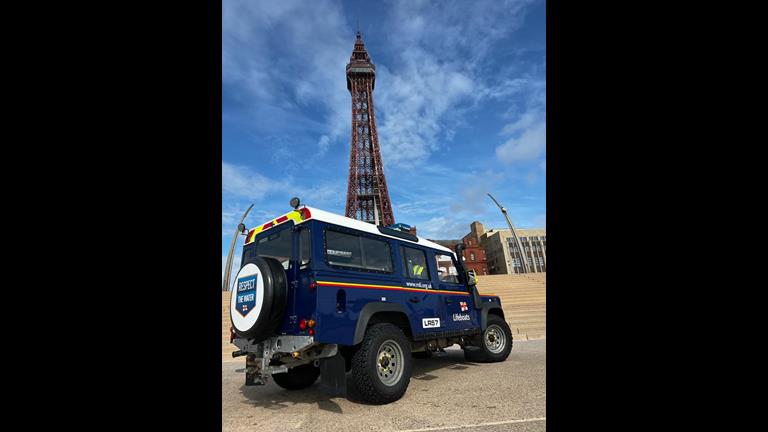Photo of the Tower with launch landrover