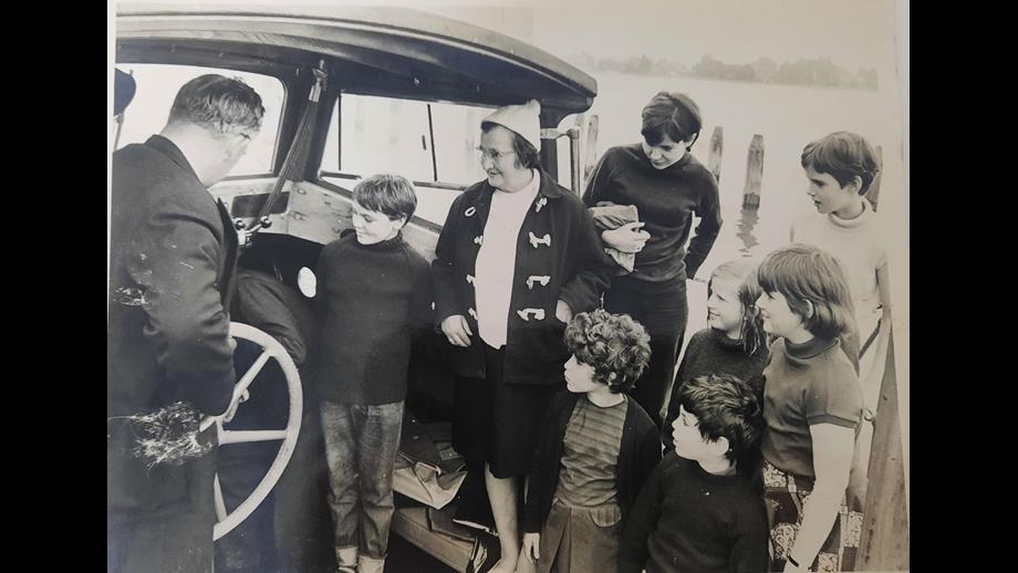 Max on the Canadian Pacific at Bosham sailing club 1968