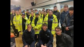 Blackpool Police Cadets visit the RNLI at Blackpool