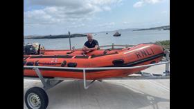 Sean Curtin, relief Coxswain pictured at Arranmore