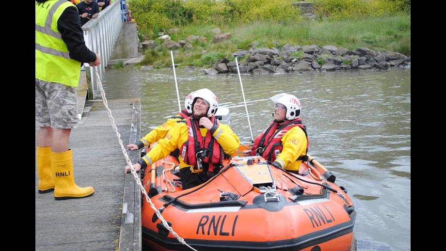 Kippford lifeboat at the open day 2024