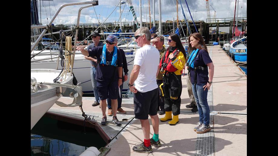 Training on the pontoon