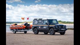 INEOS Grenadier towing the Seahouses' D class lifeboat