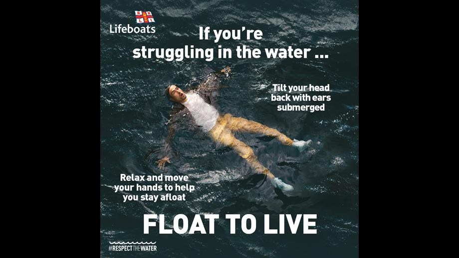 Man floating according to Float to Live