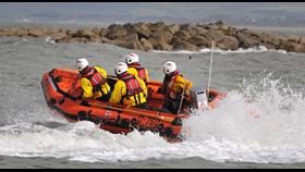 Borth RNLI D class lifeboat 