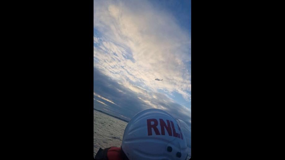 Youghal RNLI and Rescue 117 on call out