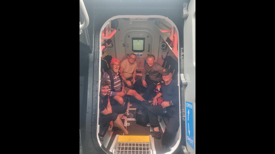 Rescued casualty’s safe aboard ALB Ella Larsen 